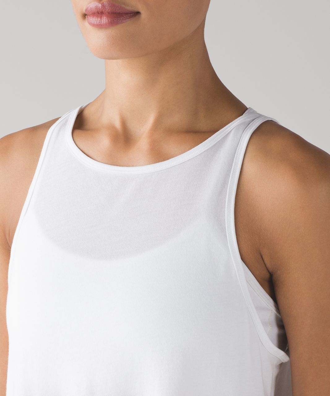 Lululemon Get Low Scoop Tank - White