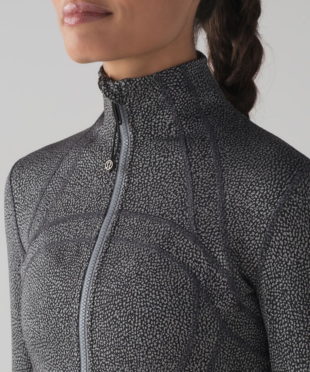 Lululemon Define Jacket - Luon Chakra Jacquard V1 Black Battleship