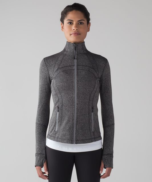 Lululemon Define Jacket - Heathered Herringbone Heathered Black White ...