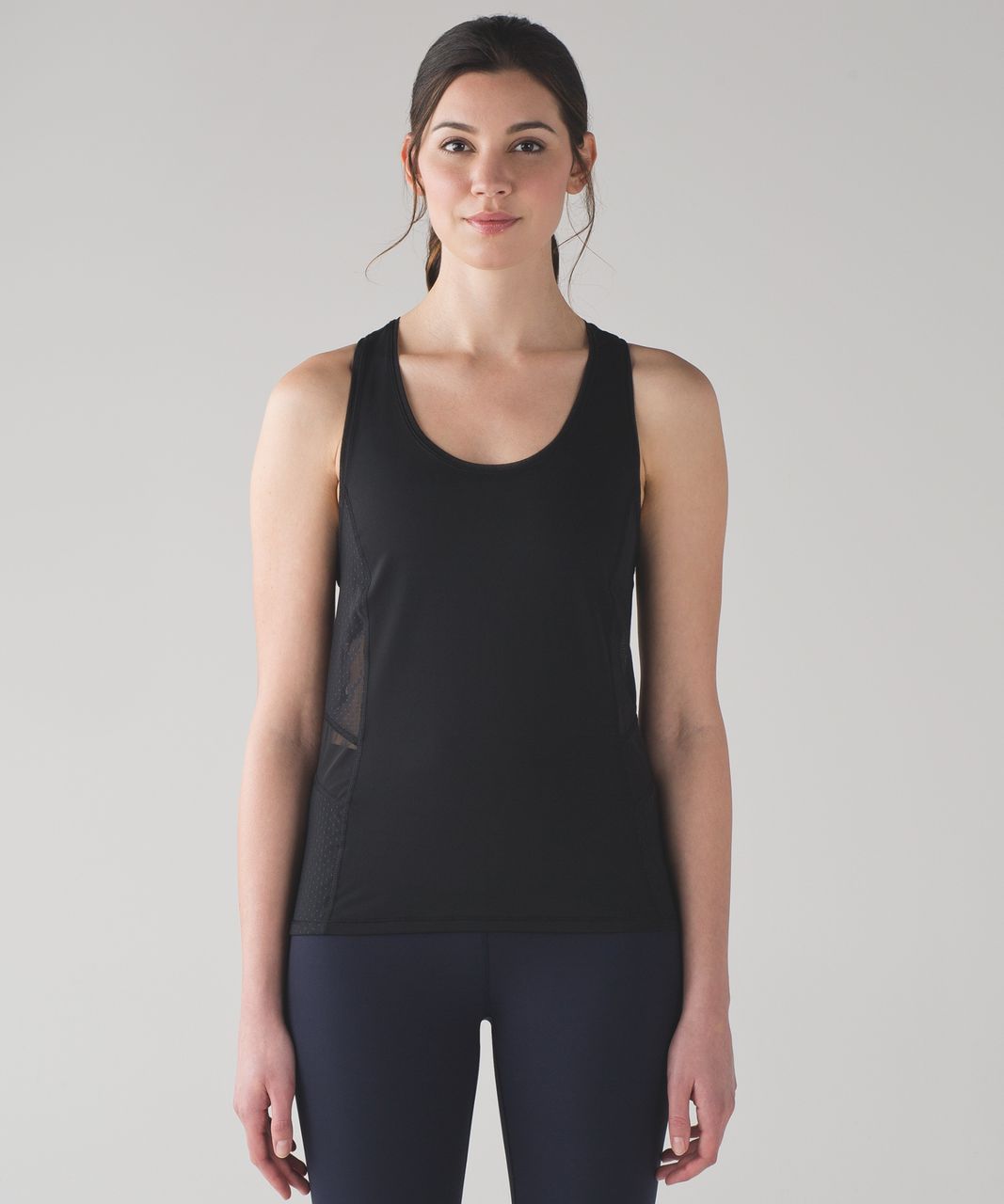 525 Open Back Tank in Black