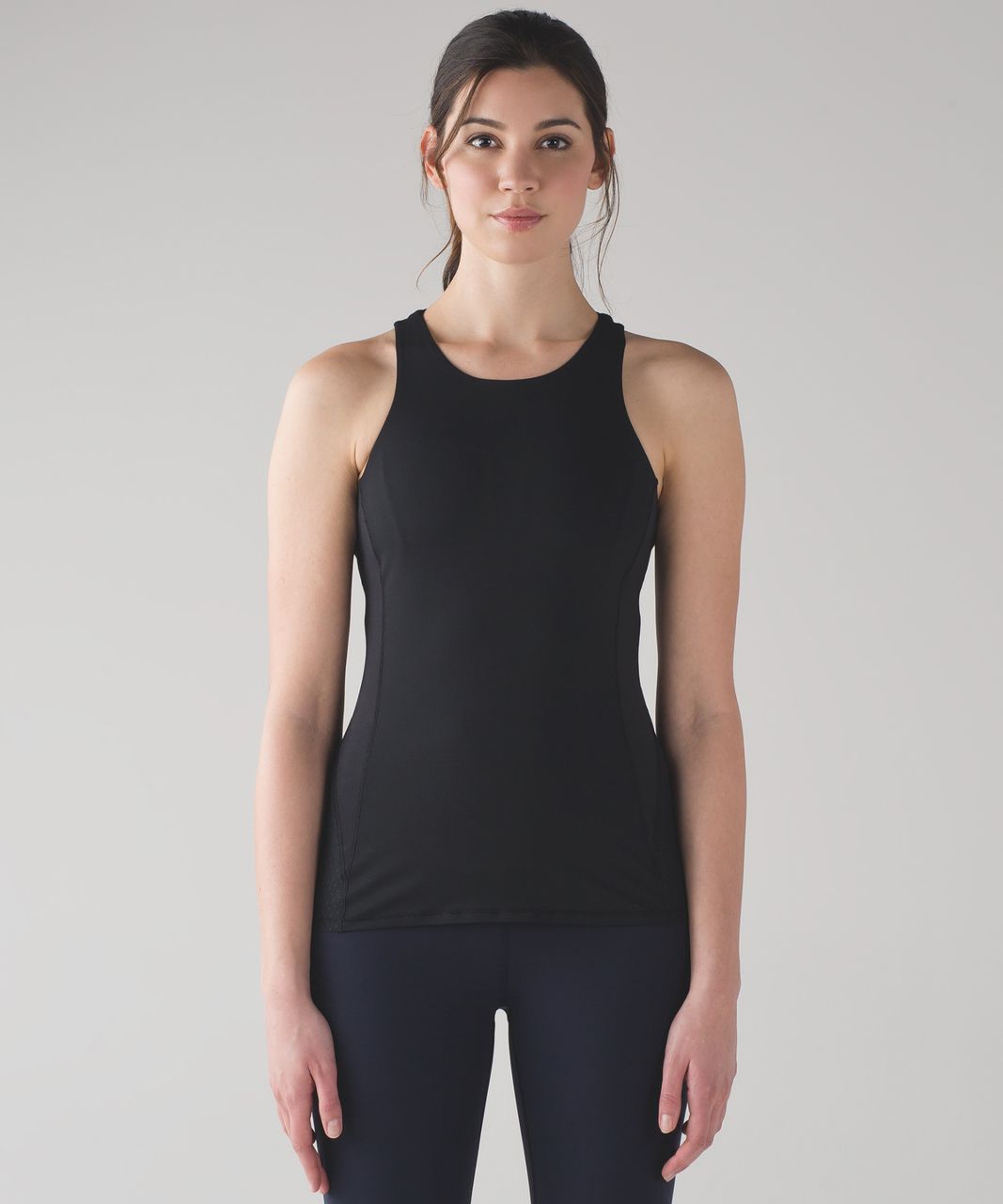 Lululemon Deep V Athletic Tank - Black - lulu fanatics