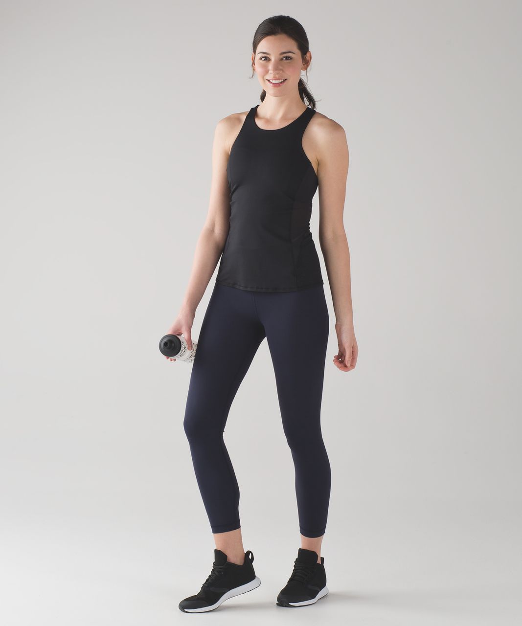 Lululemon Deep Stretch Tank - Black - lulu fanatics  Bralettes outfits  casual, Athletic tank tops, Lululemon women