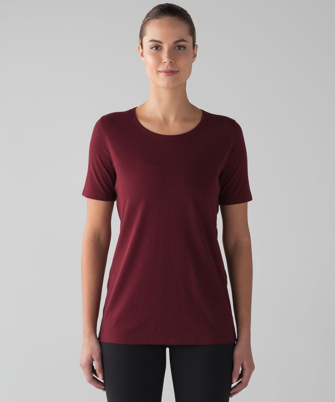 Lululemon Love Tee Crew II - Deep Rouge