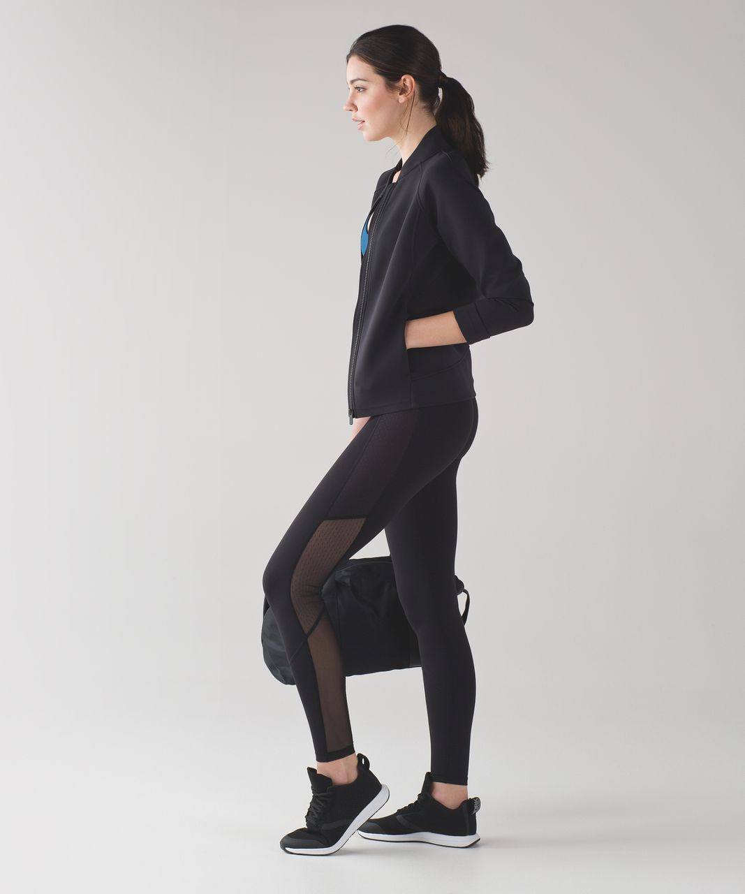 Lululemon Ruched Ankle Speed Tight Leggings IV Black Size 2 - $29