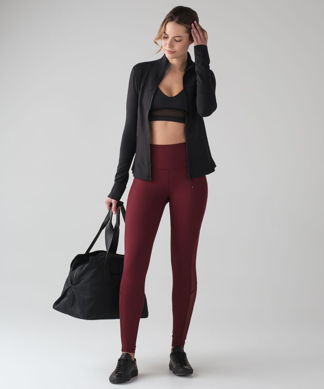 Lululemon Body Con Tight - Deep Rouge