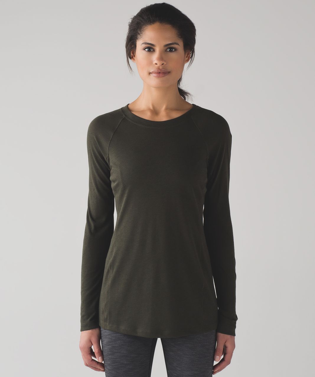 Lululemon Breathe-a-wool Tunic - Dark Olive - lulu fanatics