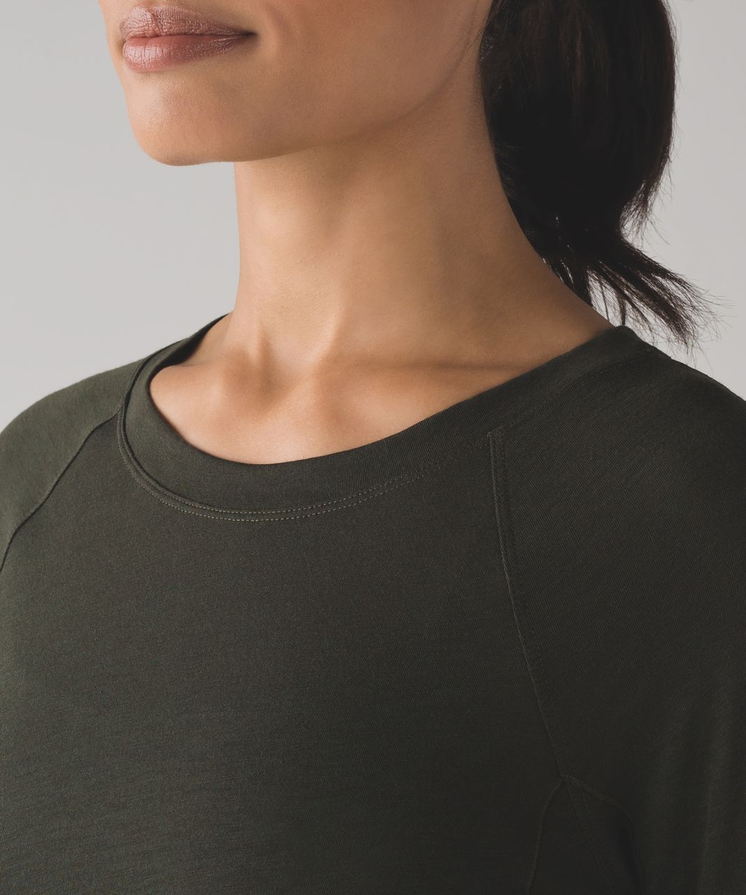 Lululemon Breathe-a-wool Tunic - Dark Olive - lulu fanatics