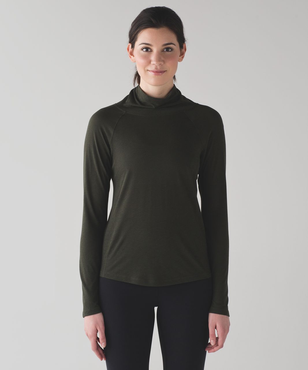 Lululemon Breathe-a-wool Long Sleeve - Dark Olive