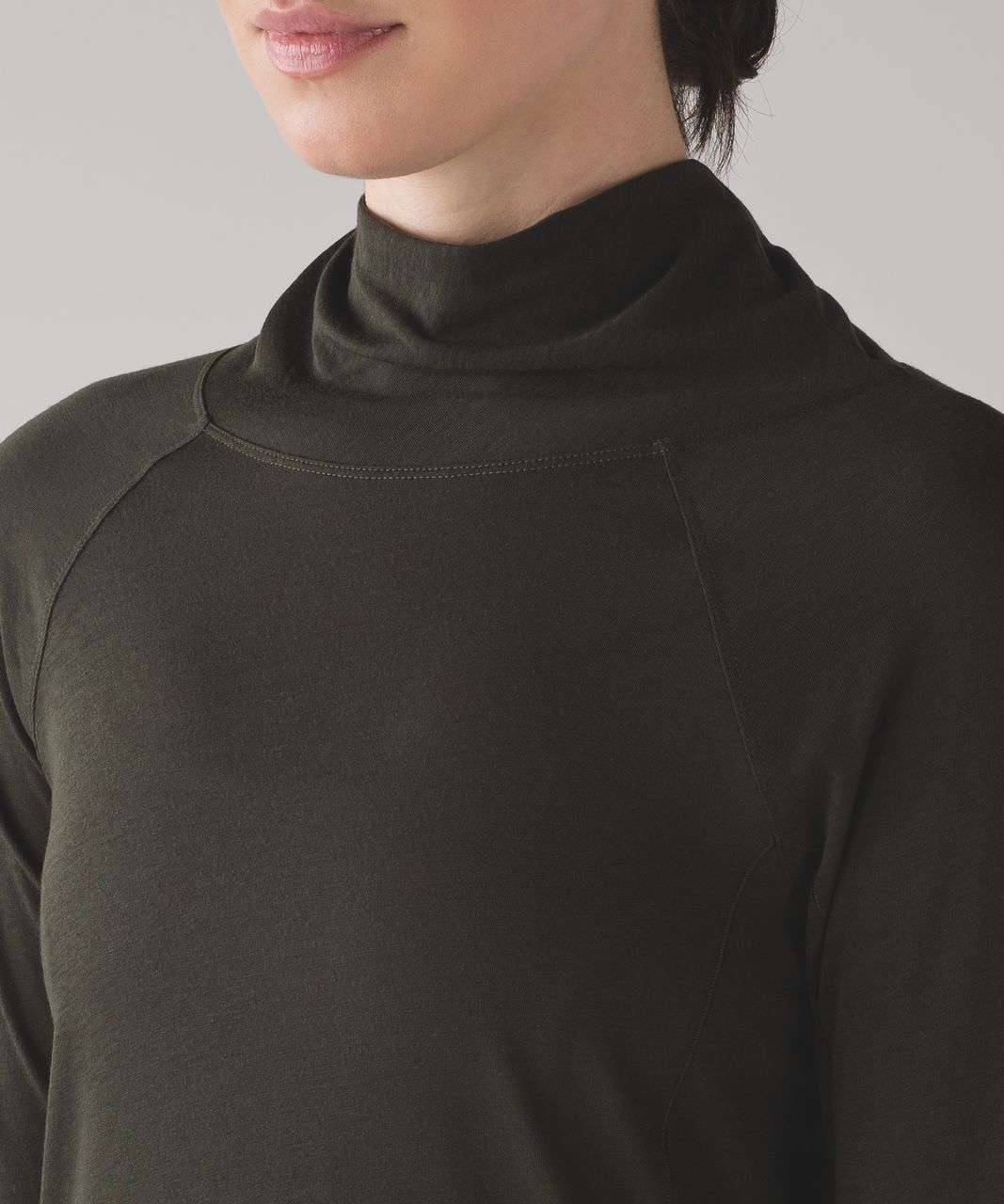 Lululemon Breathe-a-wool Long Sleeve - Dark Olive