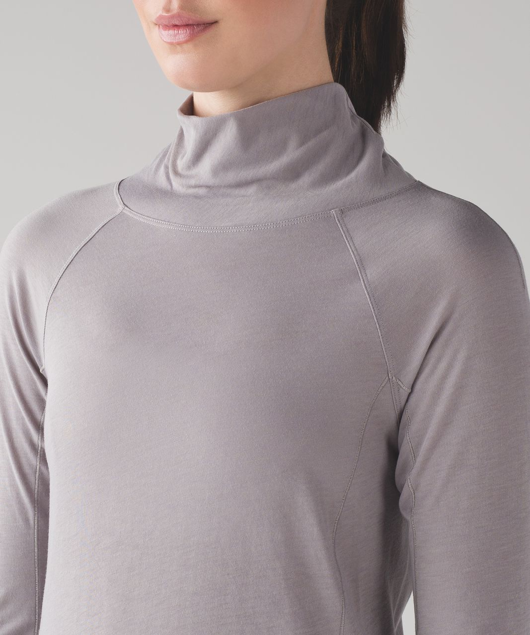 Lululemon Breathe-a-wool Long Sleeve - Dark Chrome