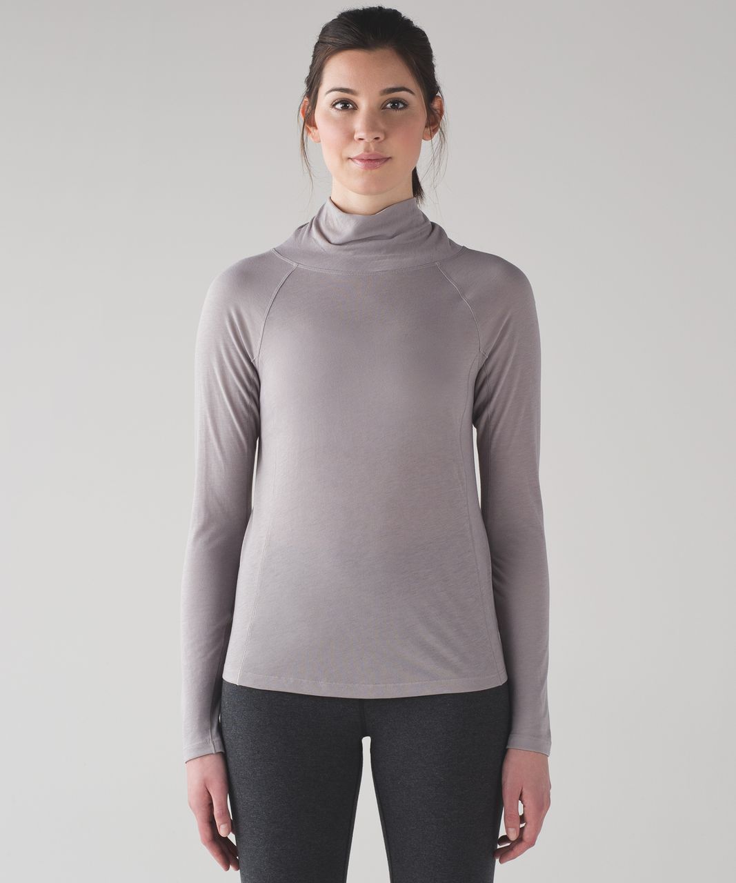 Lululemon Breathe-a-wool Long Sleeve - Dark Chrome