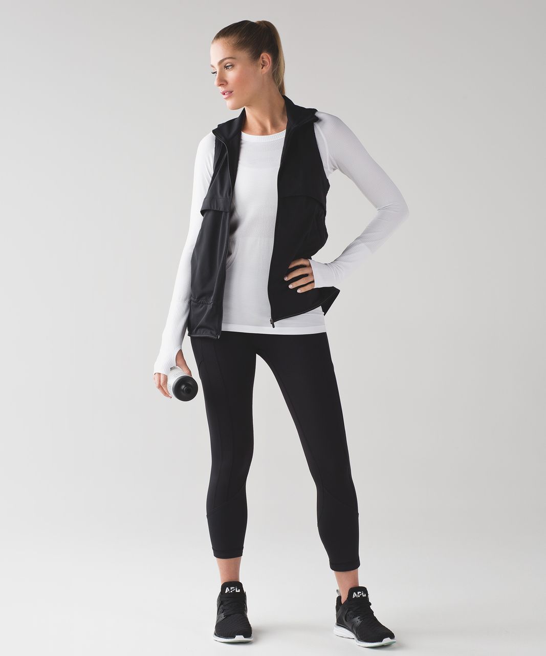 Lululemon Swiftly Tech Long Sleeve Crew - White / White