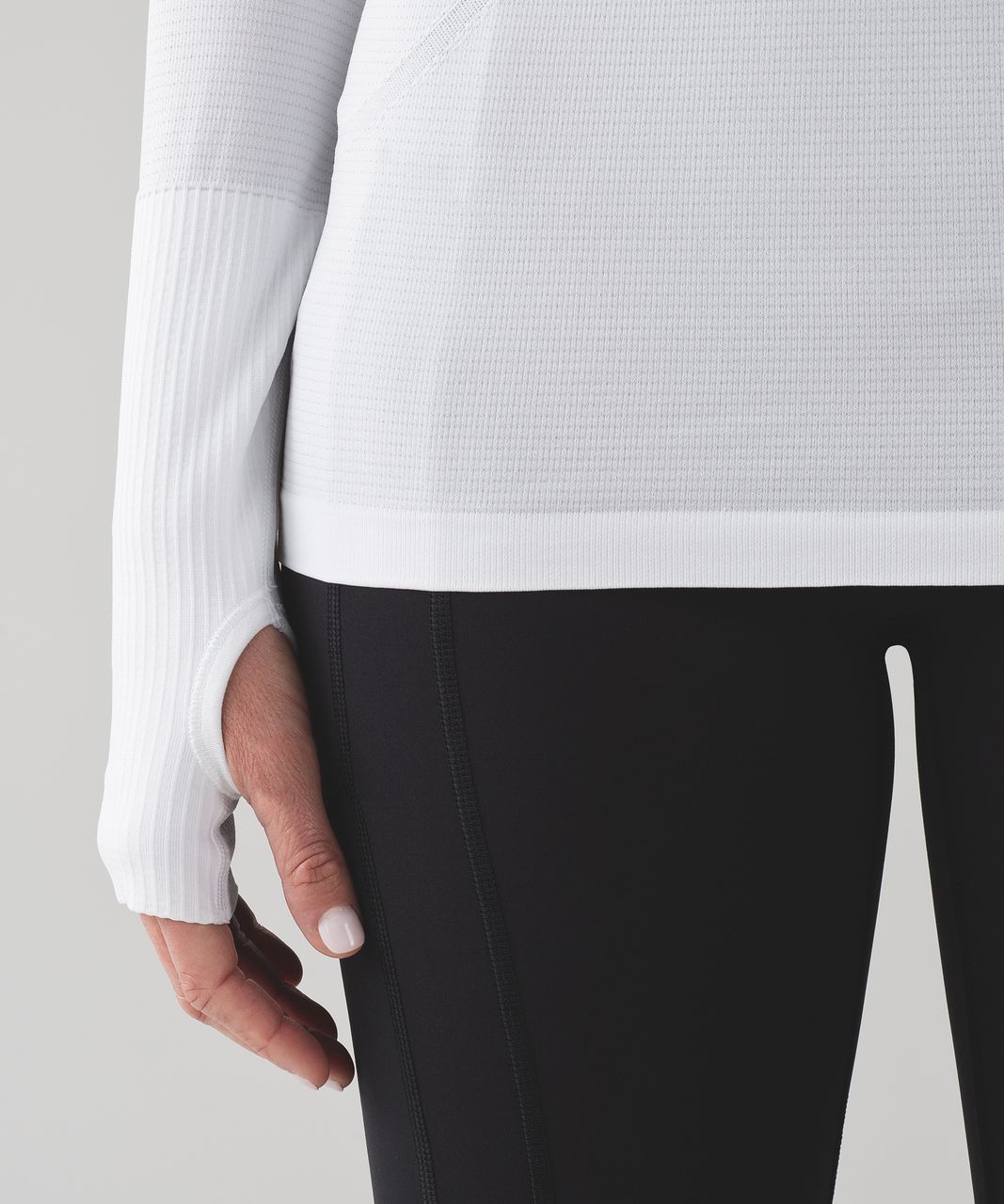 Lululemon Swiftly Tech Long Sleeve Crew - White / White