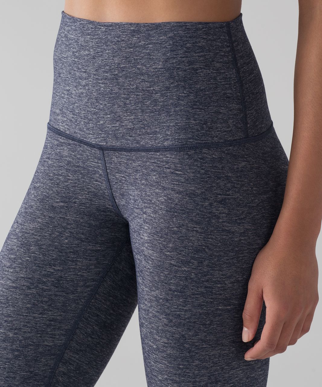 Lululemon Wunder Under Pant (Hi-Rise) *31" - Heathered Deep Navy