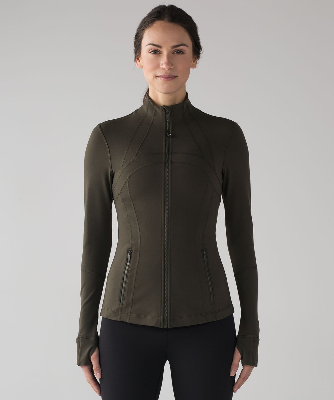 Lululemon Its Rulu Run Cropped Half Zip - Medium Forest - lulu fanatics