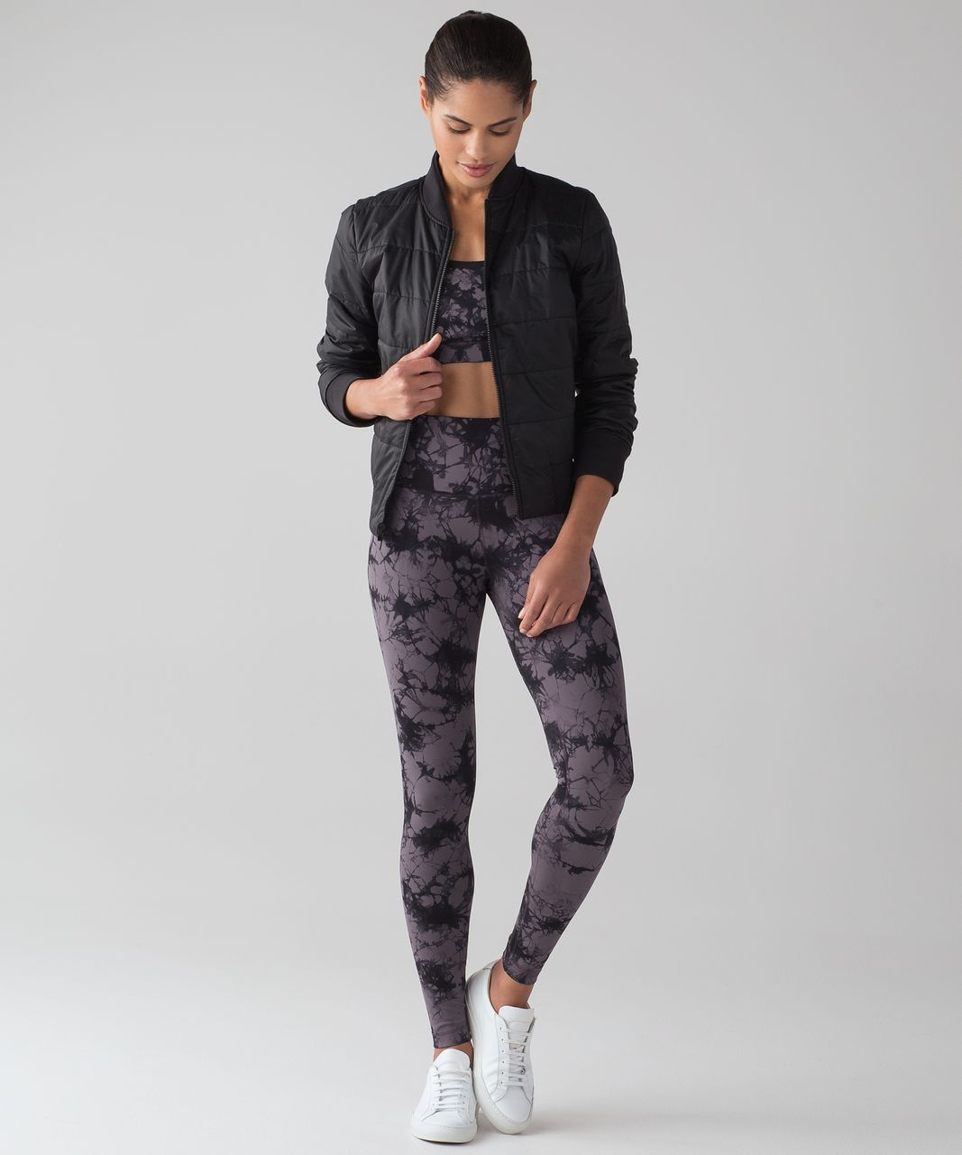 Lululemon Wunder Under Pant *Full-On Luon - Varsity Plaid Printed Ghost  Deep Coal - lulu fanatics