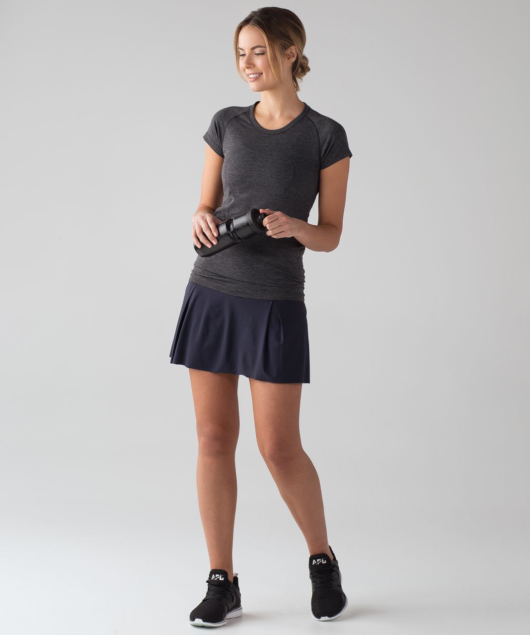 Lululemon Lost In Pace Skirt (Tall) (15") - Midnight Navy