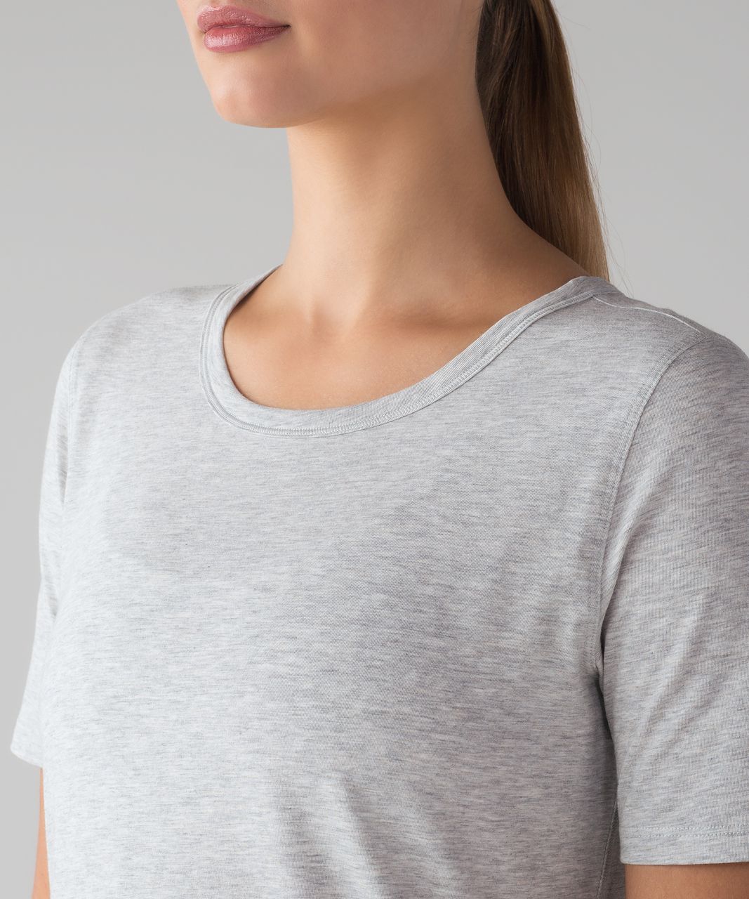 Lululemon Love Tee Crew II - Heathered Vapor