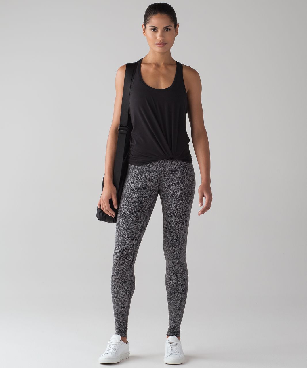 Lululemon Wunder Under Low-Rise Tight *28 - Heathered Herringbone  Heathered Black Black - lulu fanatics