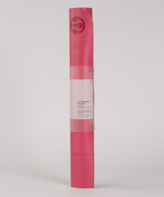 Lululemon The Reversible Mat 3mm - Petals / Cherry Dust - lulu fanatics