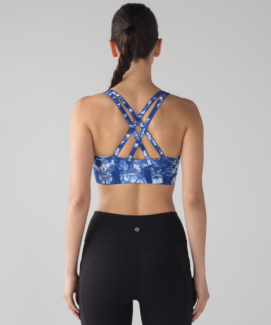 Lululemon Energy Bra Shibori - Shibori Varsity Blue White