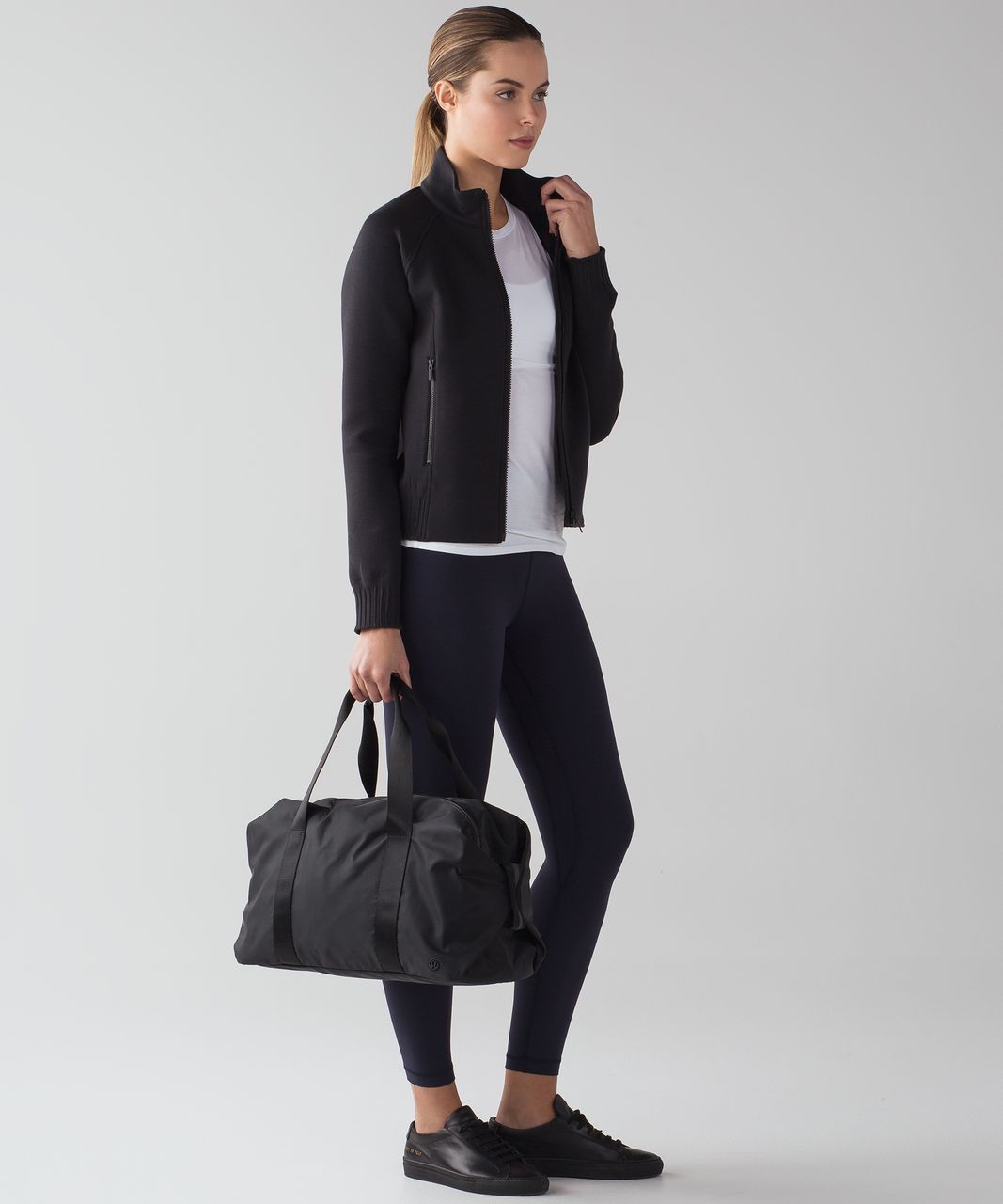 Lululemon Lululemon NTS Full Zip Mock Neck Black Jacket Womens