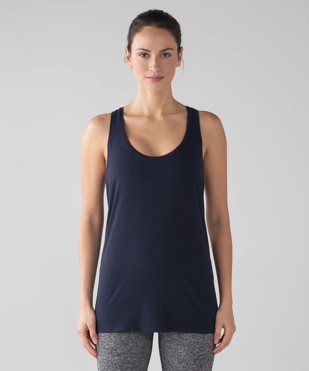 Lululemon Reveal Racerback Tank Top Midnight Navy Size Large - $32 - From  Pink