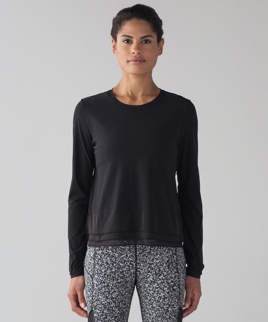 Lululemon Sole Training Long Sleeve - Midnight Navy - lulu fanatics