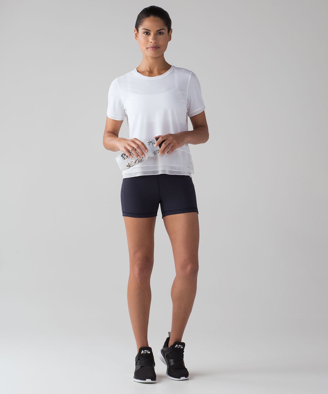 Lululemon Smooth Stride Hot Short - Midnight Navy