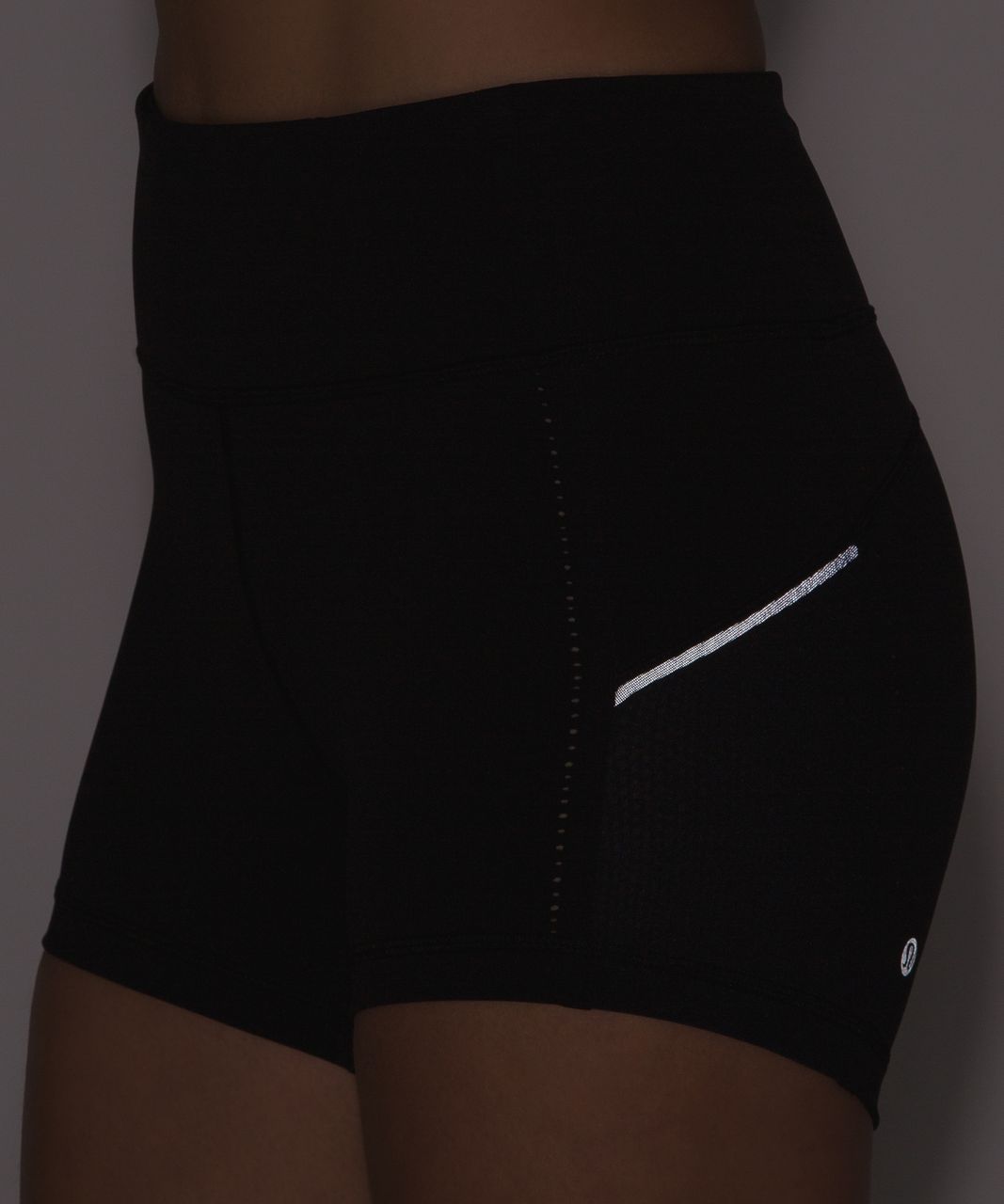 Lululemon Smooth Stride Hot Short - Black - lulu fanatics