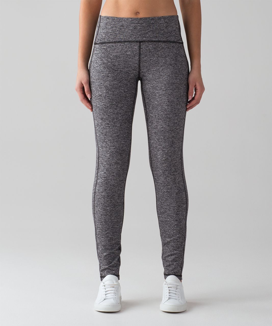 Lululemon Out To Lunge Untight Tight - Heathered Black