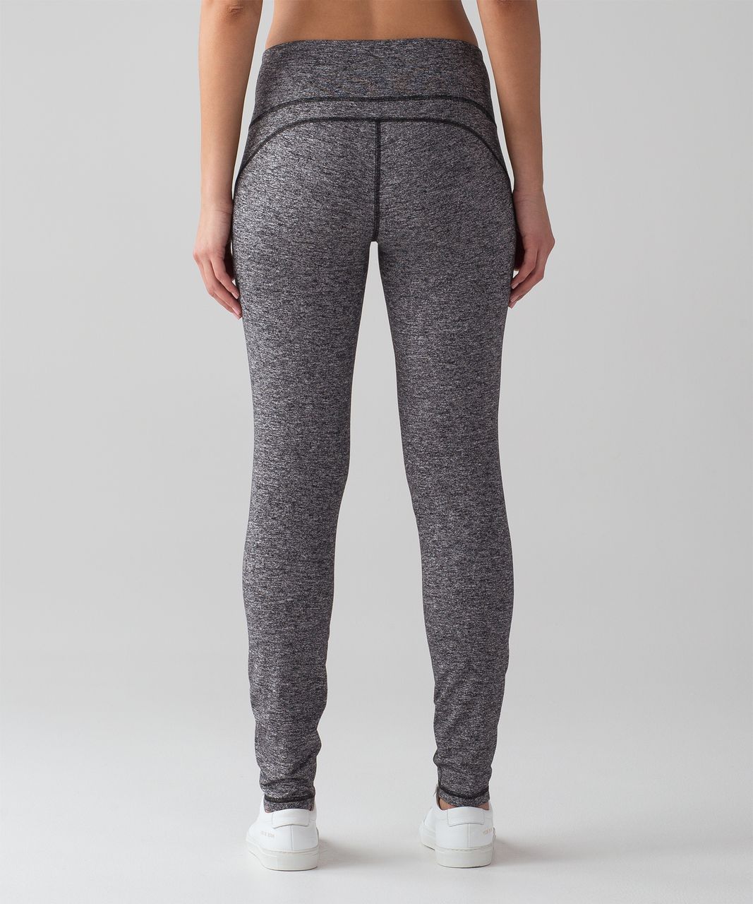 Lululemon Out To Lunge Untight Tight - Heathered Black