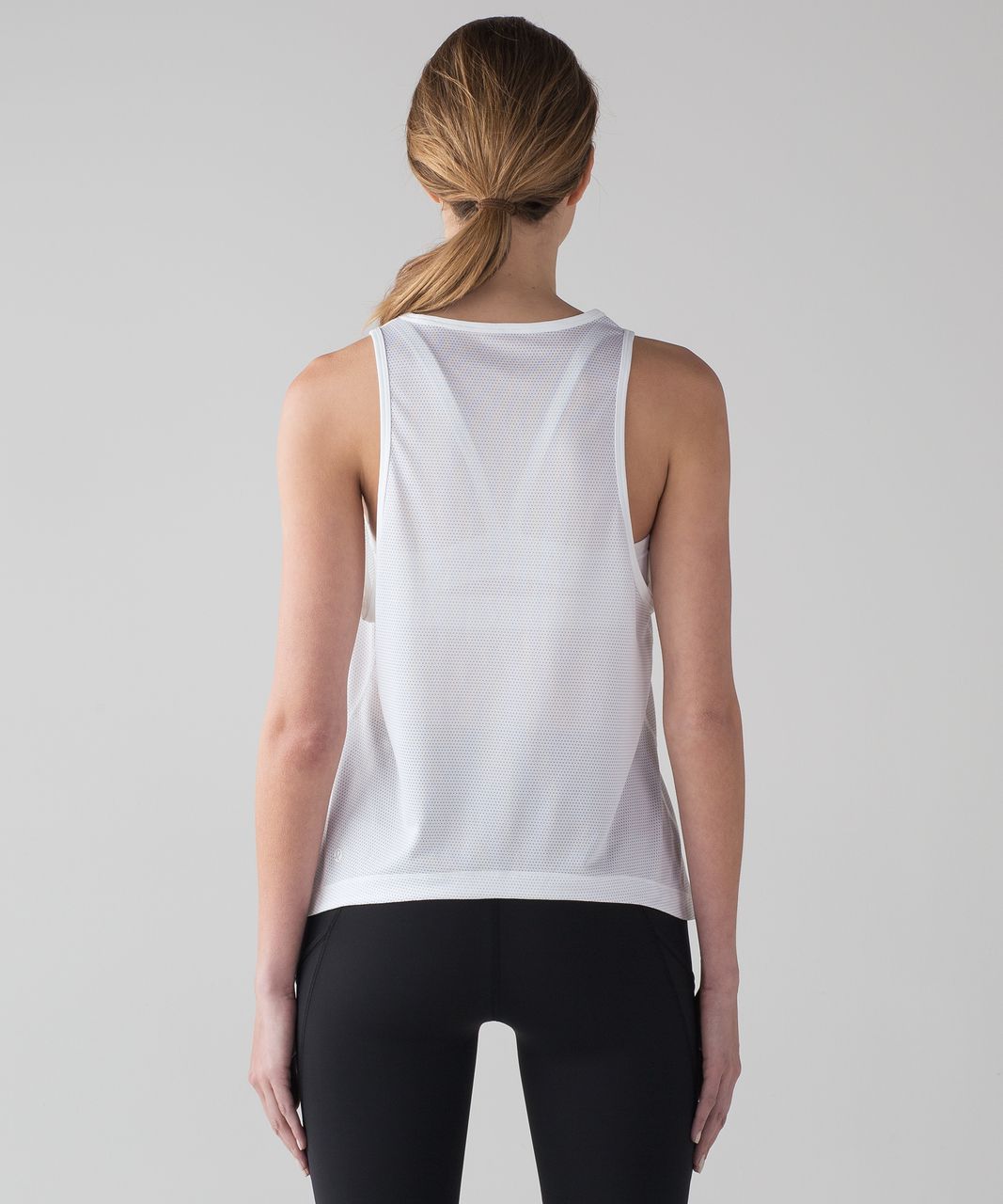 Lululemon Squad Goals Tank (Trinity Mesh) - White