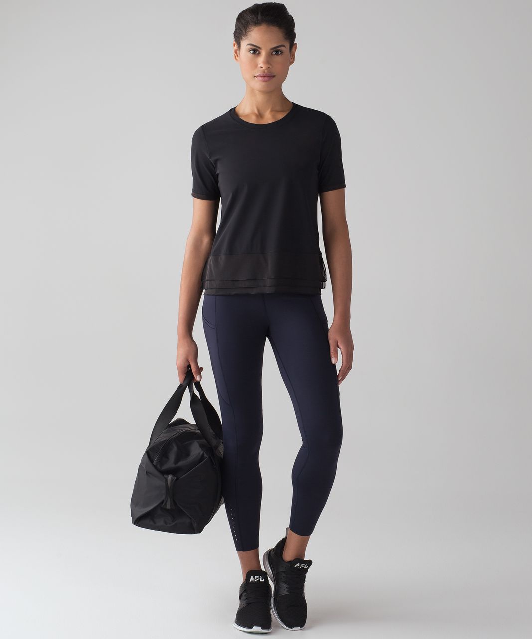 Lululemon Sole Training Short Sleeve - Black