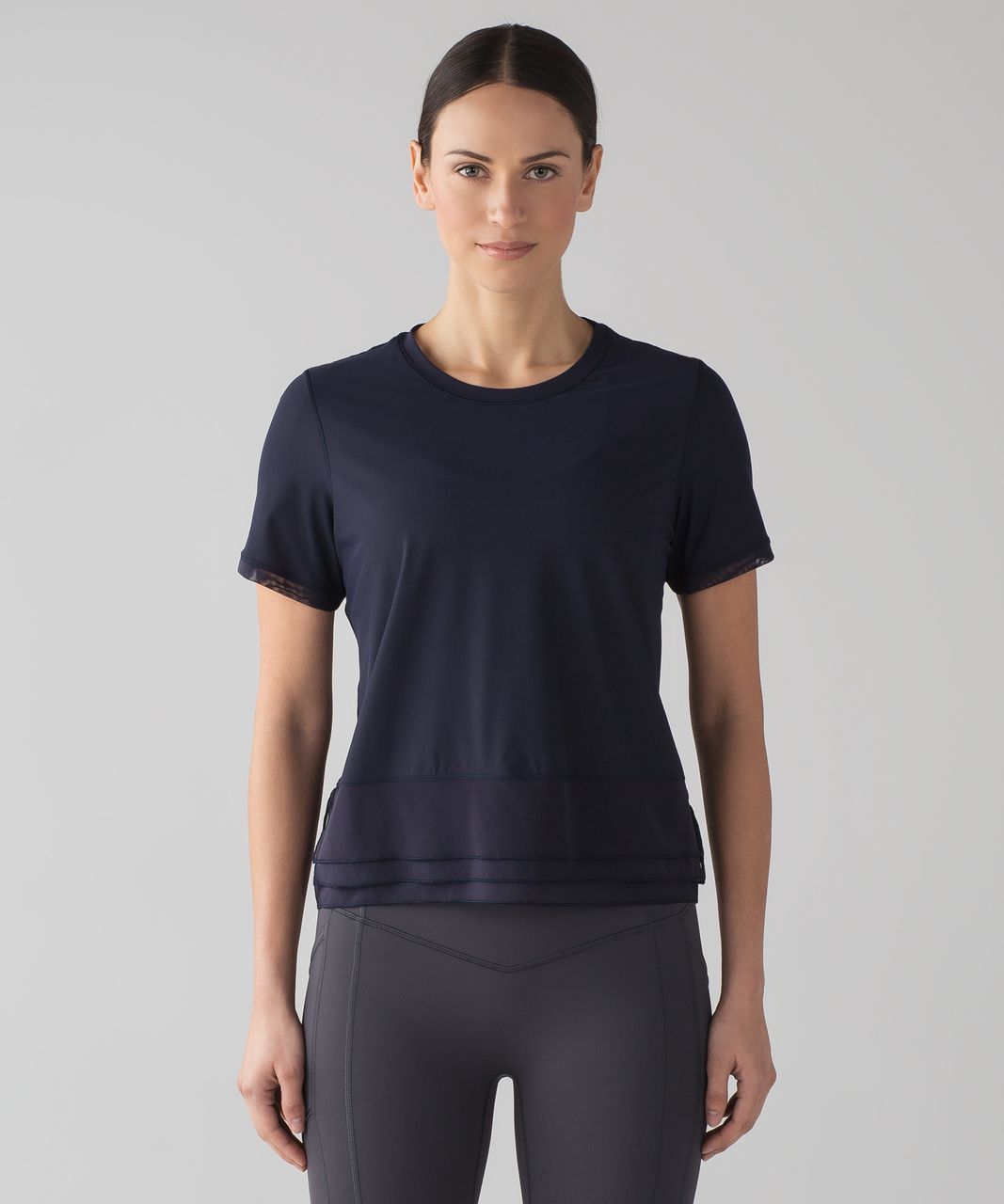 Lululemon Sole Training Short Sleeve - Midnight Navy