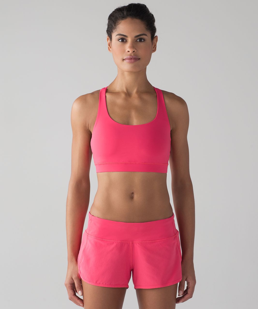 lululemon athletica Energy Bra In Lip Gloss in Pink