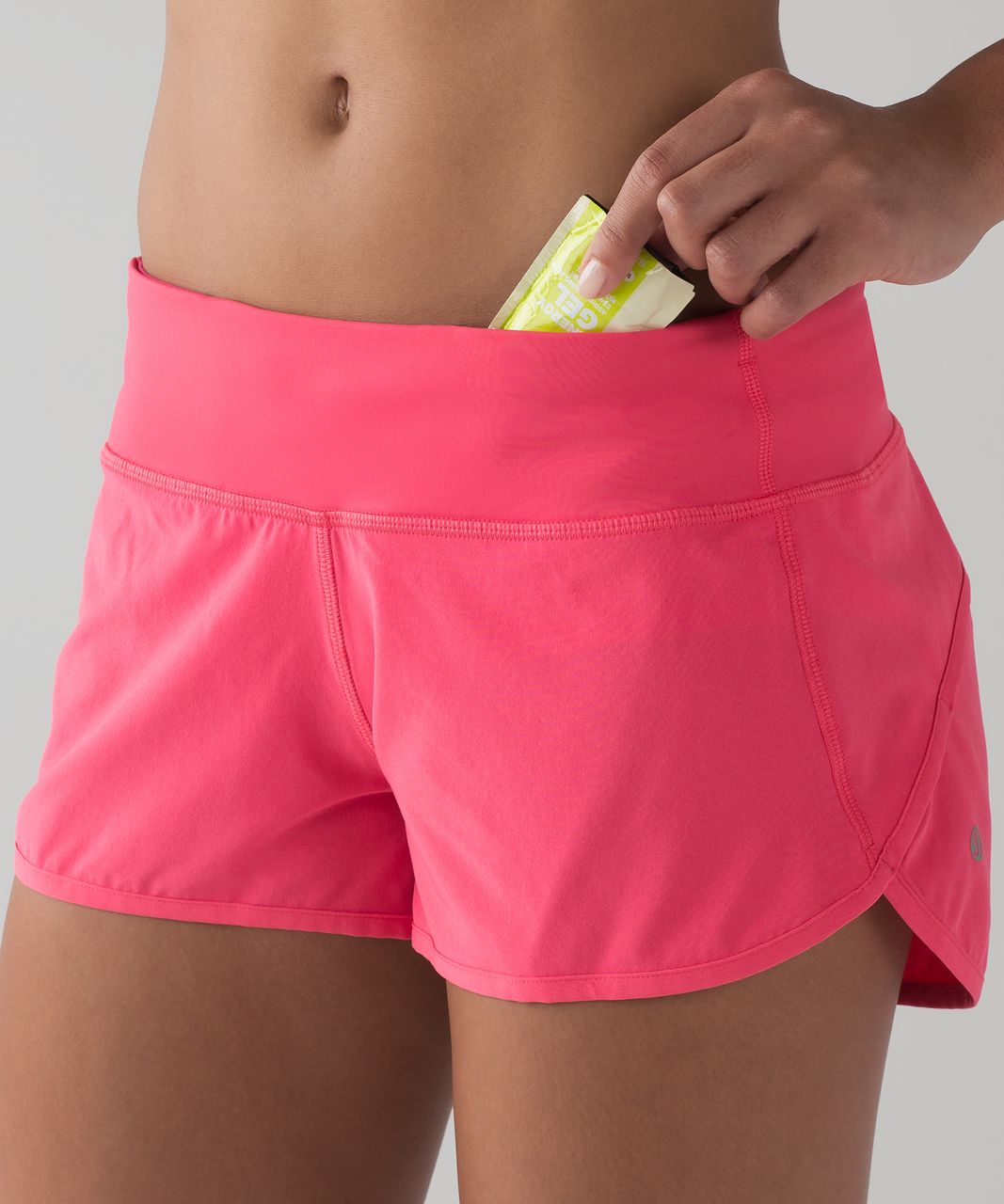 Lululemon speed up shorts, color lipgloss Pink Size 4 - $35 (48% Off  Retail) - From Haylie