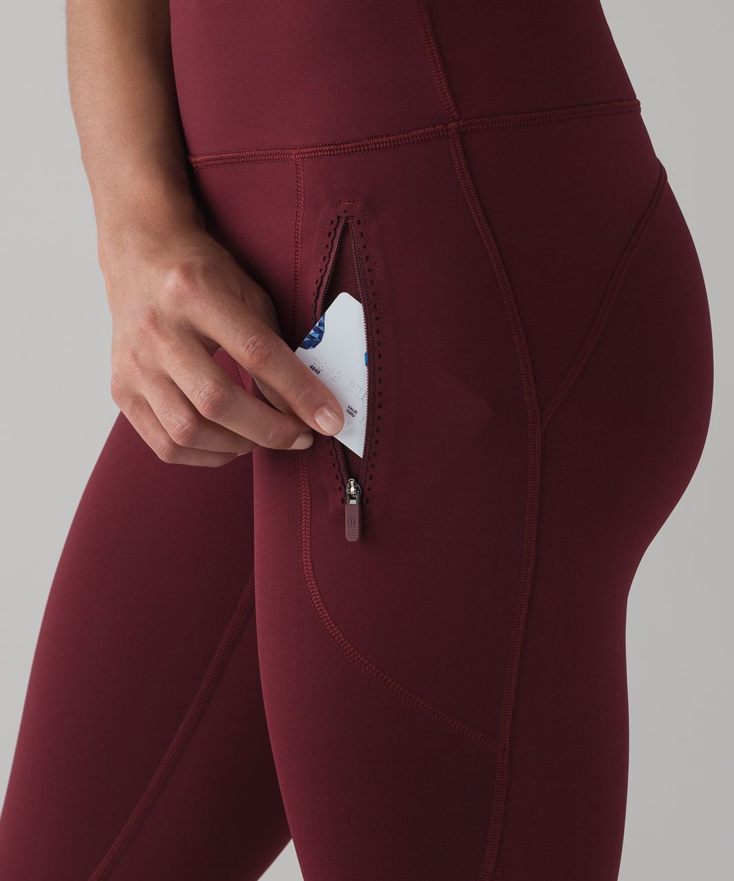 Lululemon Invigorate 7/8 Tight - Deep Rouge