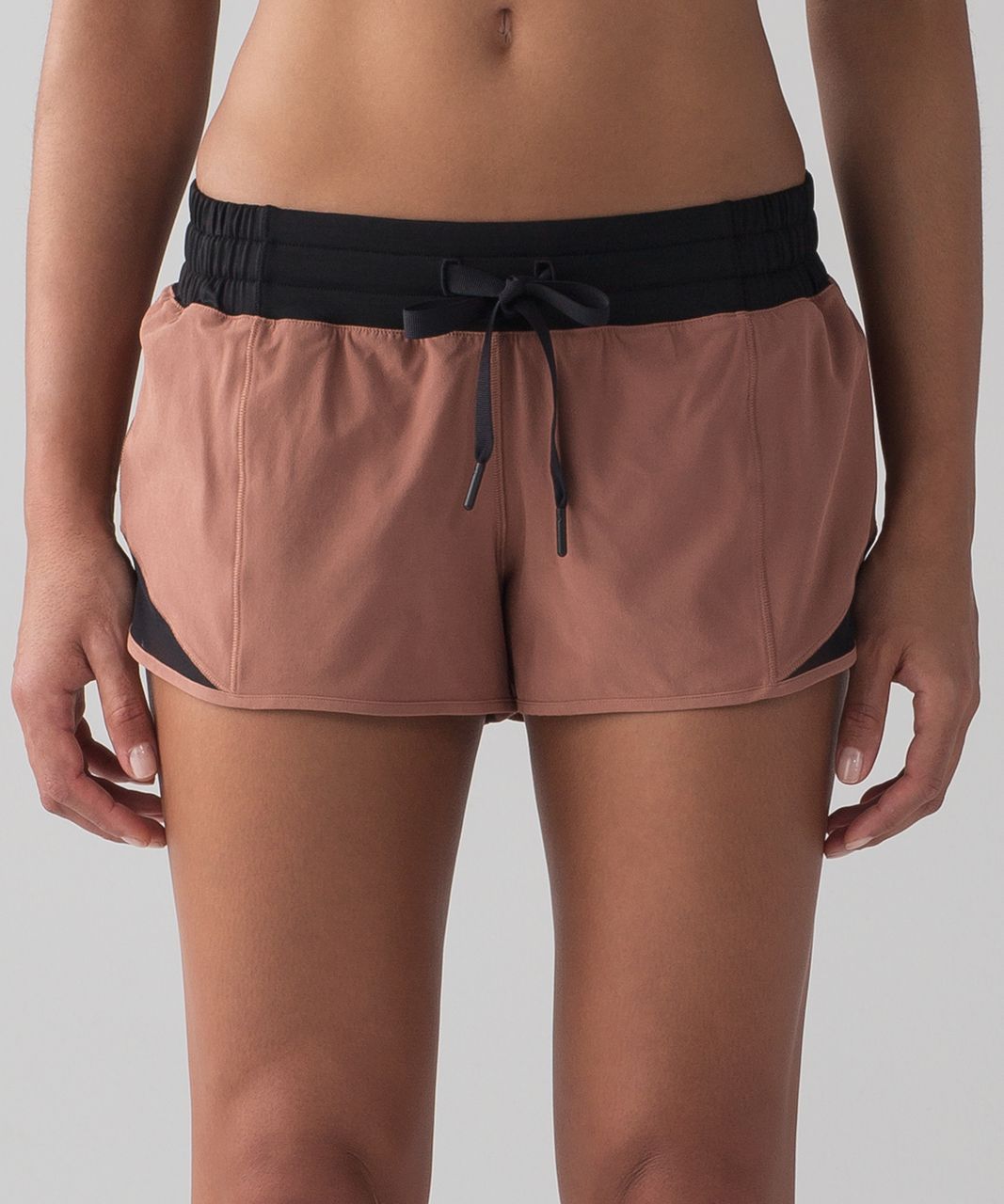 Lululemon Hotty Hot Short (2 1/2" ) - Henna / Black