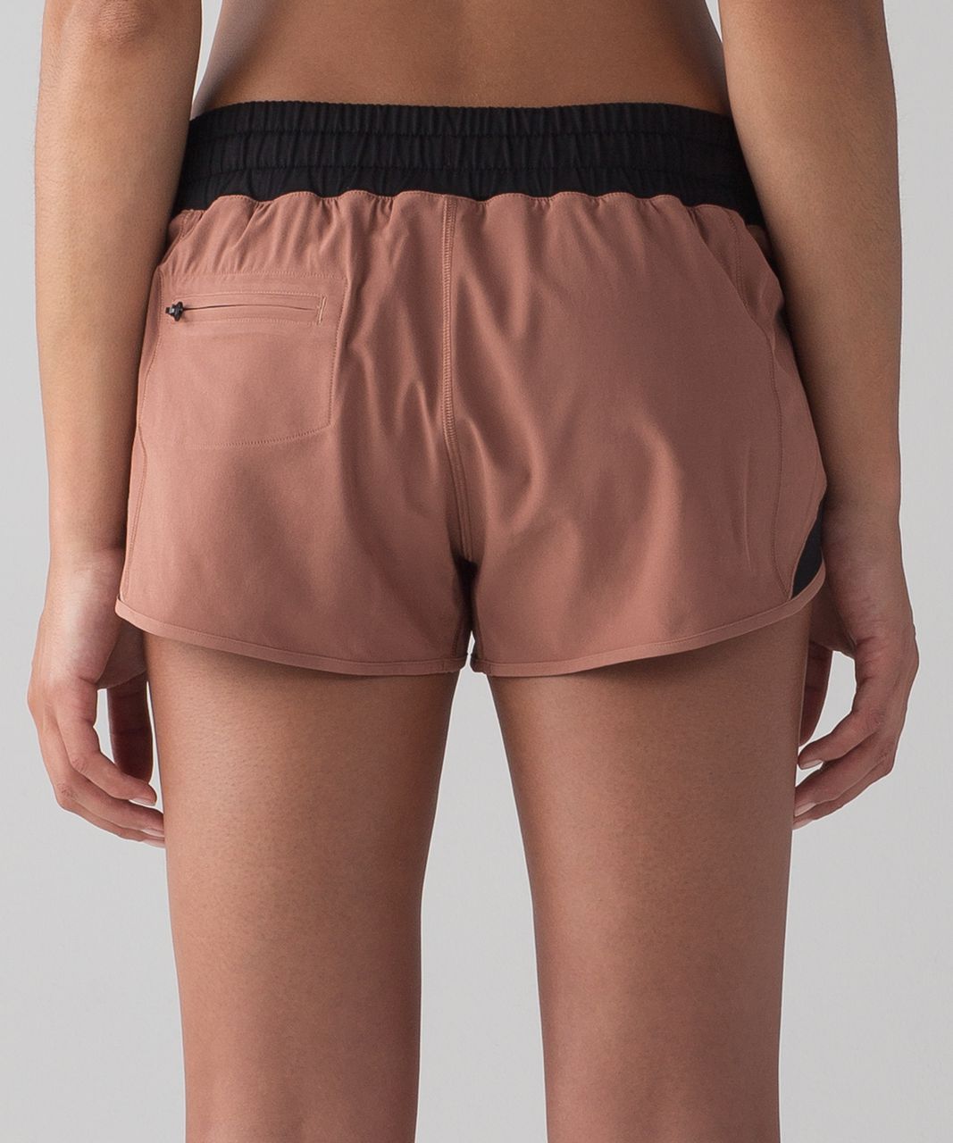 Lululemon Hotty Hot Short (2 1/2" ) - Henna / Black