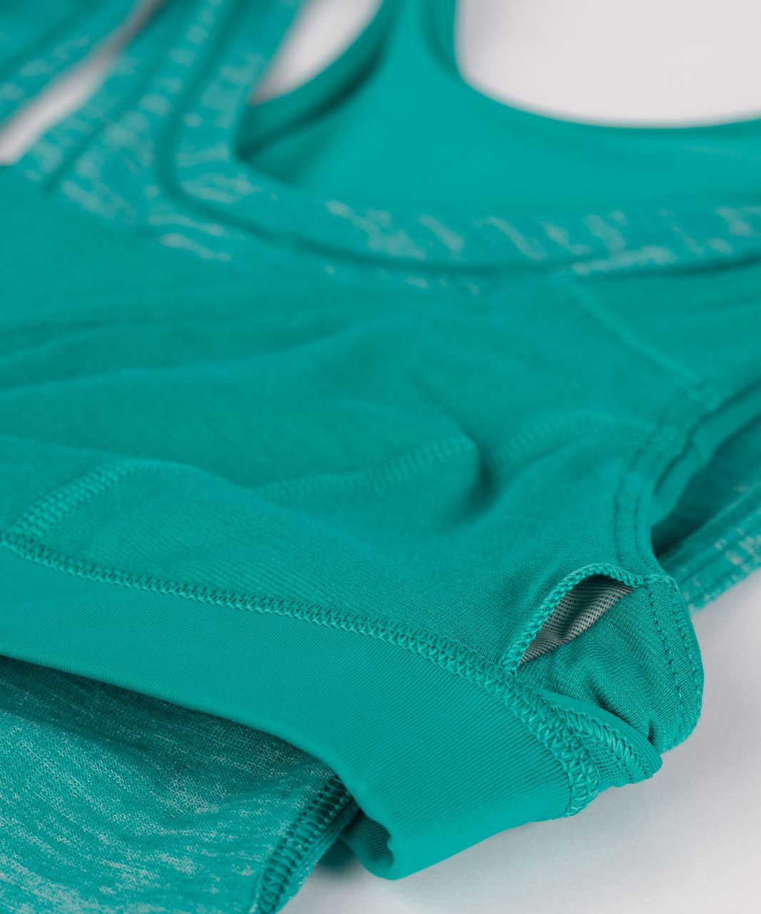 Lululemon Glide and Stride Tank - Heathered Viridian Green / Viridian Green