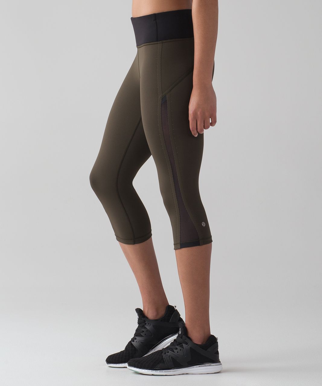 lululemon green and black leggings