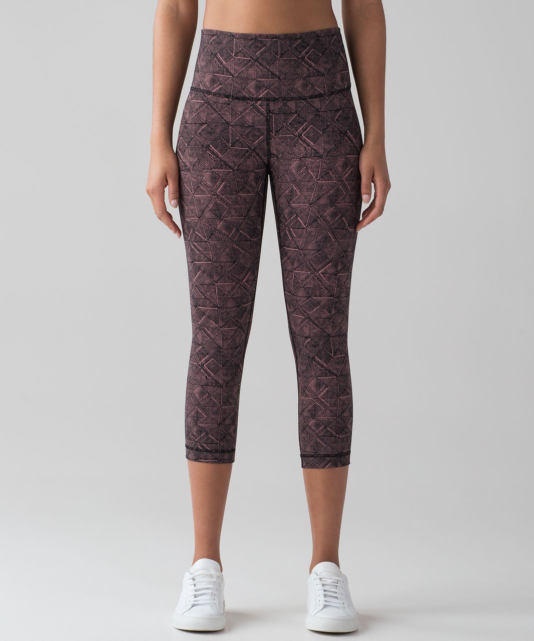 Lululemon Wunder Under Crop (Hi-Rise) (Full-On Luxtreme 21") - Formation Quicksand Black