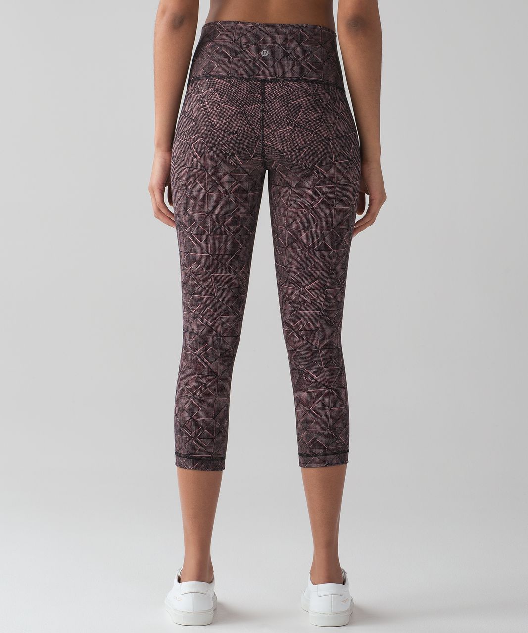 Lululemon Wunder Under Crop (Hi-Rise) (Full-On Luxtreme 21") - Formation Quicksand Black