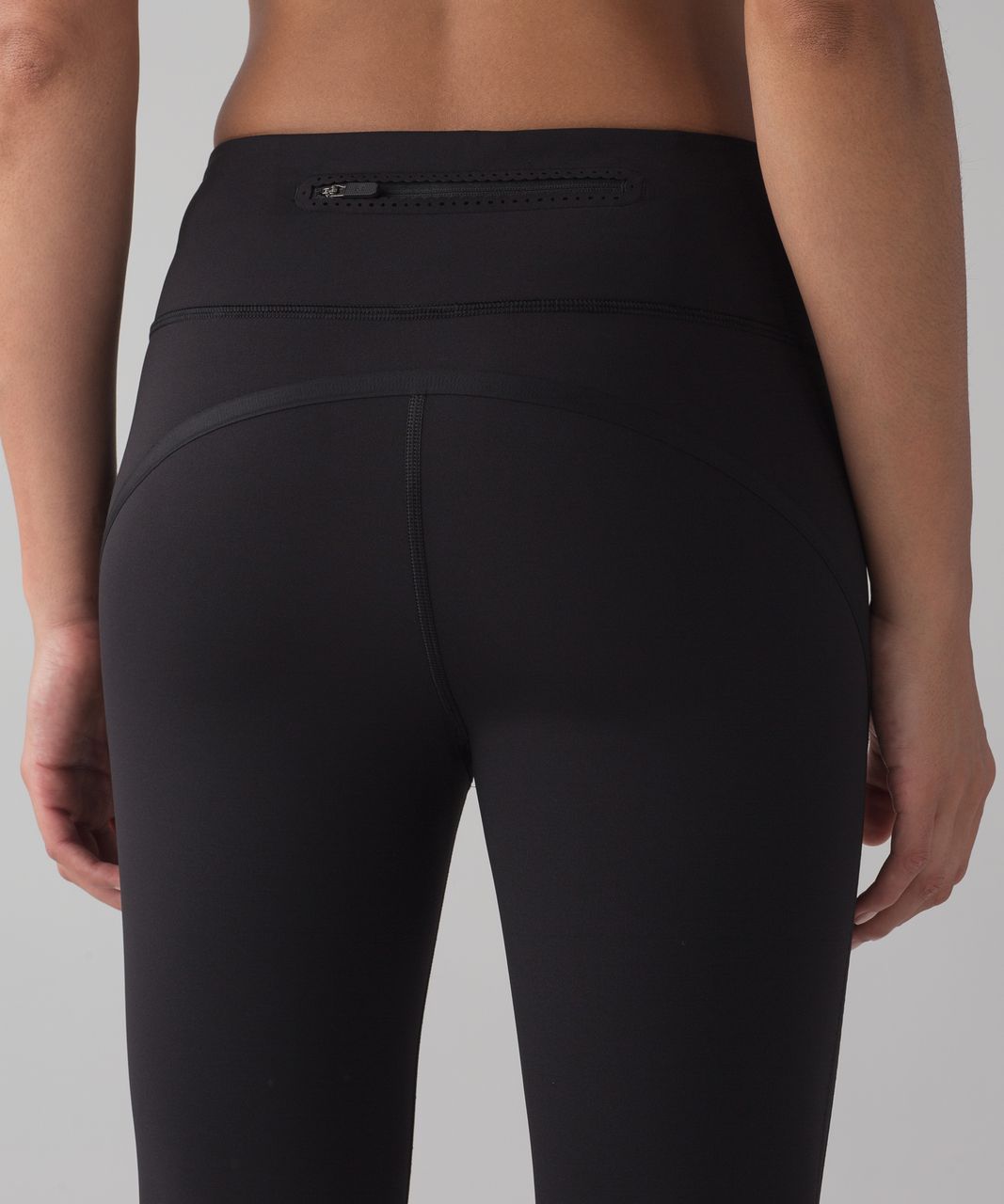 Lululemon - Smooth Stride Crop (Dark Olive/black) (LL01502) – Yogafitwear