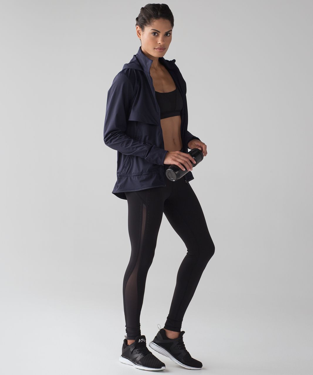 Lululemon Smooth Stride Tight - Black - lulu fanatics