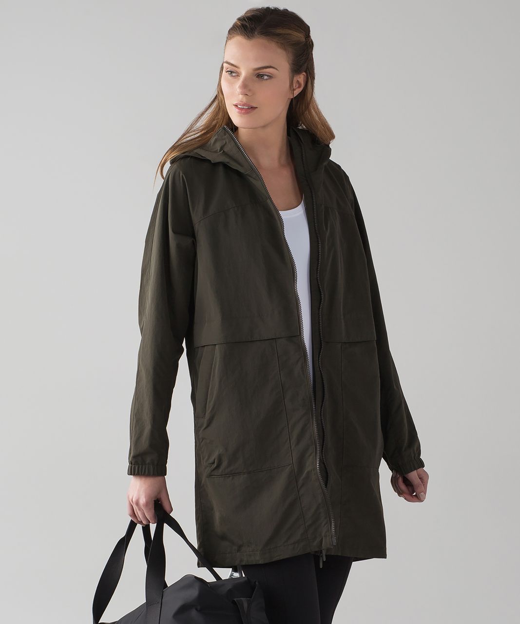 Lululemon Easy As Jacket - Dark Olive