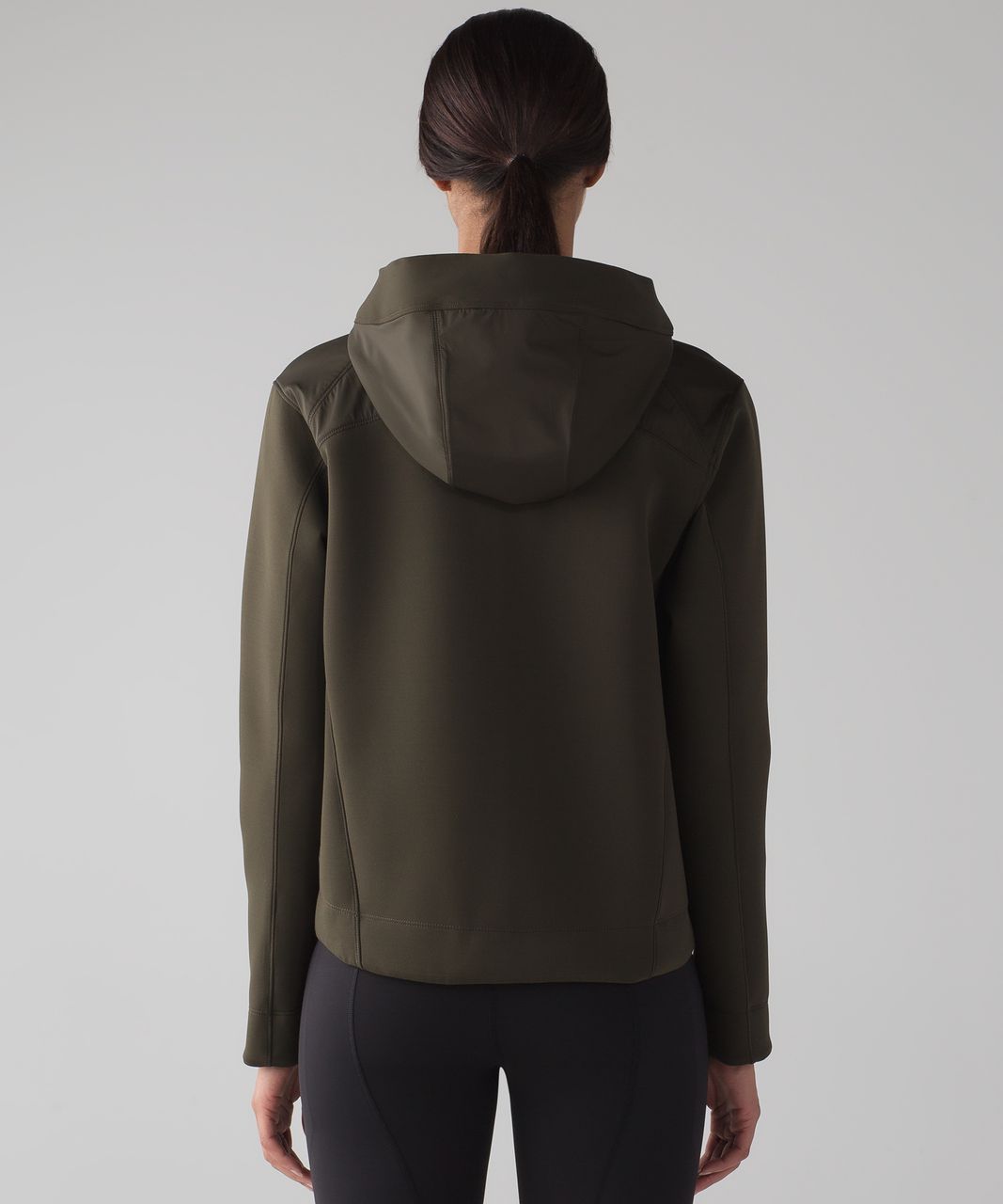 NWT Lululemon Ribbed Nulu Cropped Define Jacket Green Jasper 8