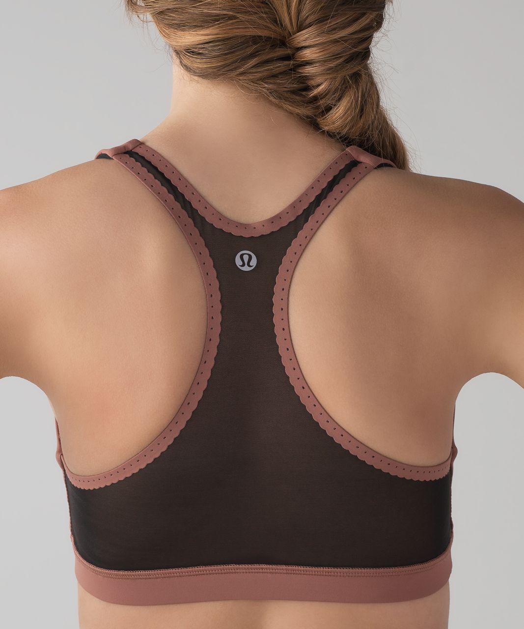 Lululemon Smooth Stride Bra - Henna / Black - lulu fanatics