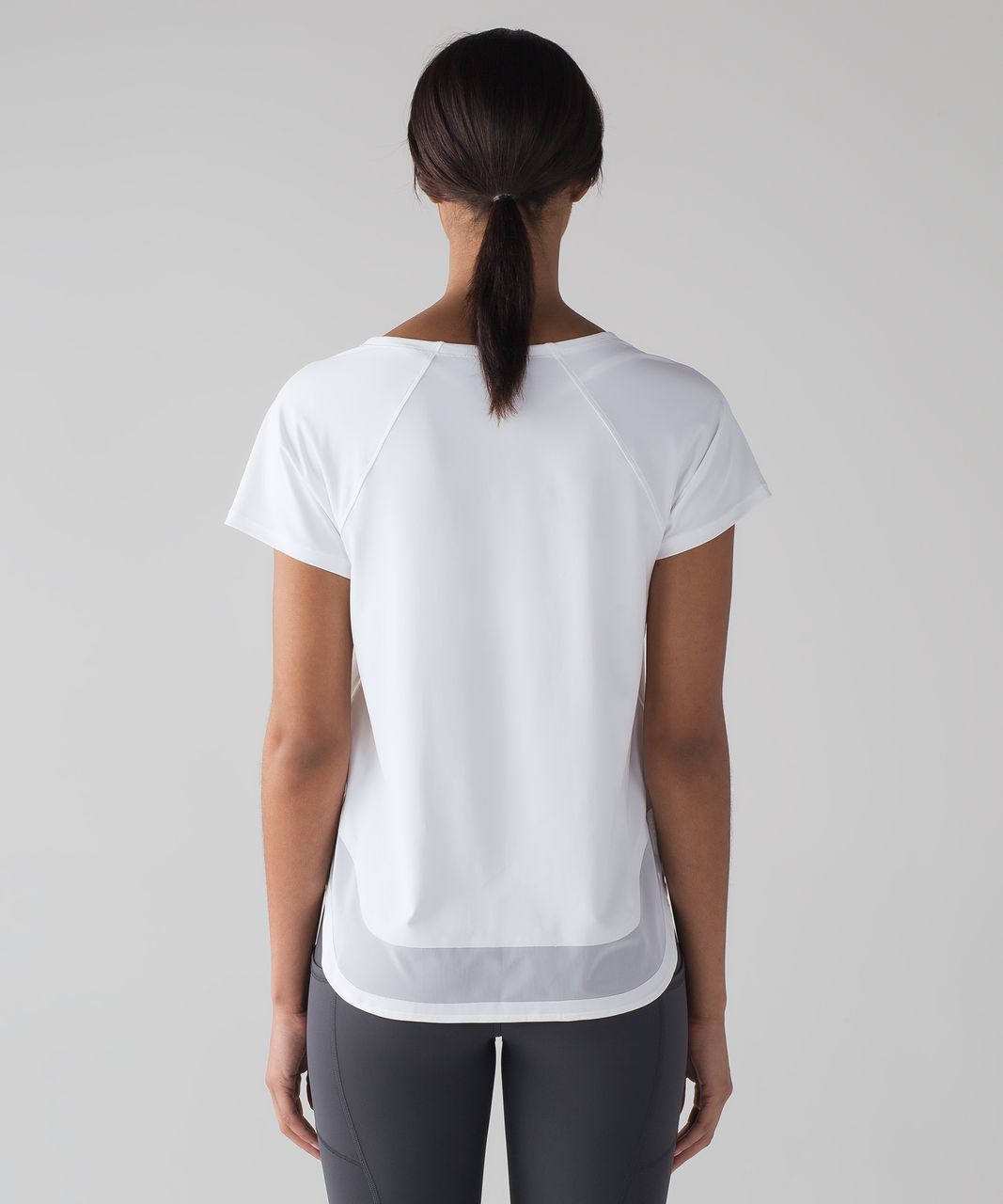 Lululemon Smooth Stride Short Sleeve (UV Protection) - White